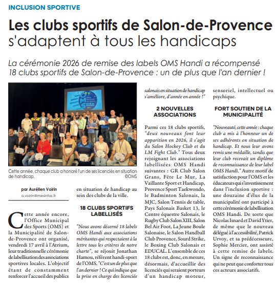 Le Régional du 22 avril 2026 : 